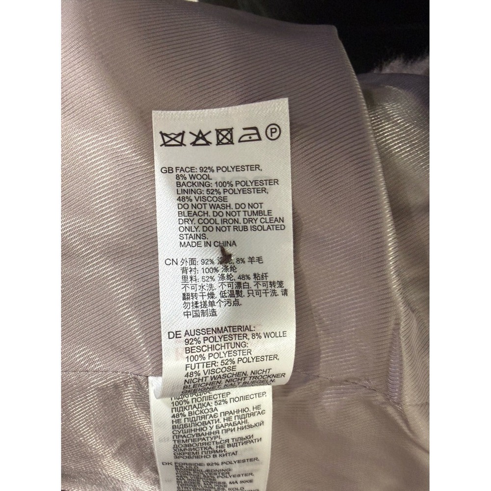NWT Reiss Darla Faux Fur Coat in MINK NEUTRAL Sz L - Picture 11 of 12